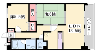 西新町駅 徒歩8分 1階の物件間取画像